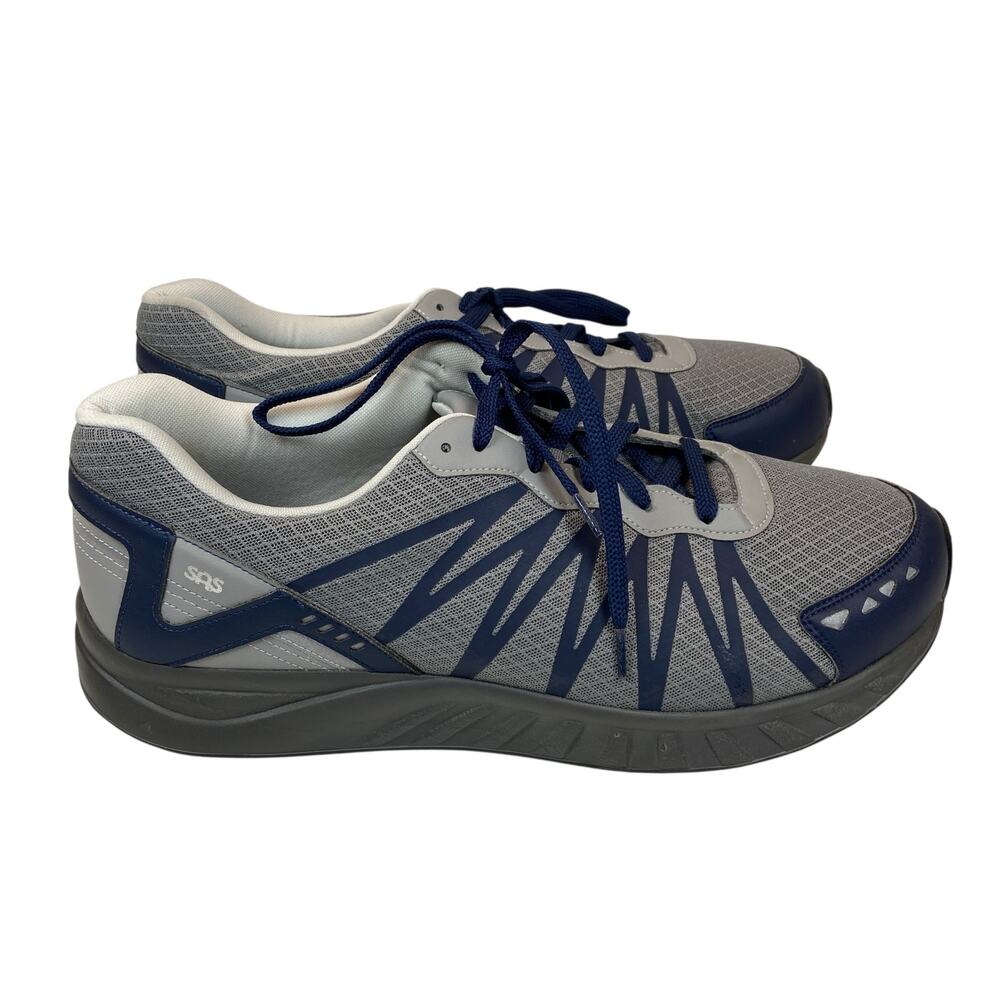 SAS MenS Pursuit Sneakers Blue Gray Size 16 WW